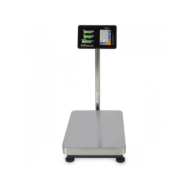 Весы напольные товарные M-ER 333 ACLP-600.200  с расч. стоимости LCD
